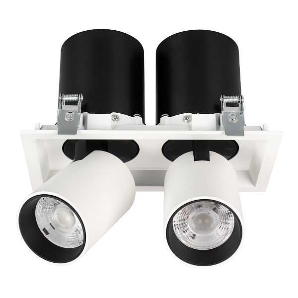 Светильник LTD-PULL-S110x210-2x10W Warm3000 (WH, 24 deg, 230V) (Arlight, IP20 Металл, 5 лет) Lednikoff