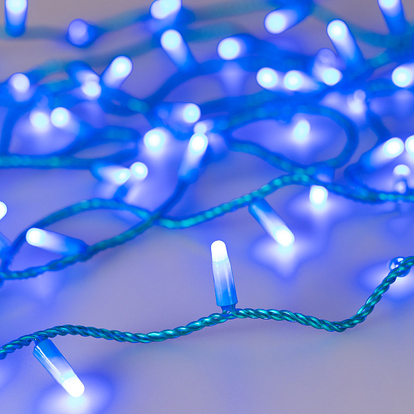 Светодиодная гирлянда ARD-STRING-CLASSIC-10000-BLUE-100LED-MILK-STD Blue (230V, 7W) (Ardecoled, IP65) Lednikoff