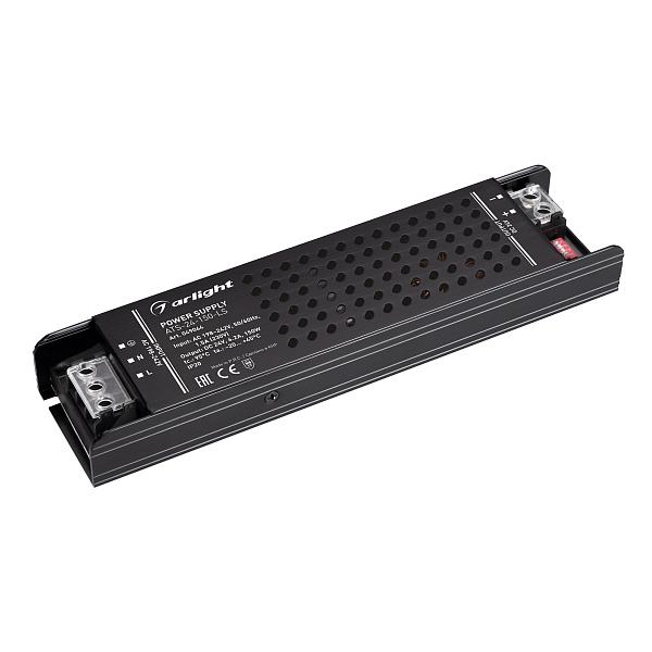 Блок питания ATS-24-150-LS (24V, 6.2A, 150W) (Arlight, IP20 Сетка, 5 лет) Lednikoff