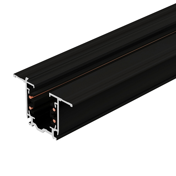 Трек встраиваемый LGD-4TR-TRACK-F-3000-BK-M (D) (Arlight, IP20 Металл, 3 года) Lednikoff
