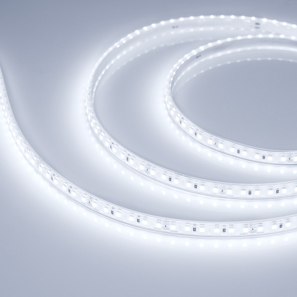 Светодиодная лента герметичная RTW-PU-A120-10.5mm 24V Cool 8K (16.8 W/m, IP68, 2835, 5m) (Arlight, -) Lednikoff