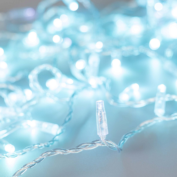 Светодиодная гирлянда ARD-STRING-CLASSIC-10000-CLEAR-100LED-FLASH Azure (230V, 7W) (Ardecoled, IP65) Lednikoff