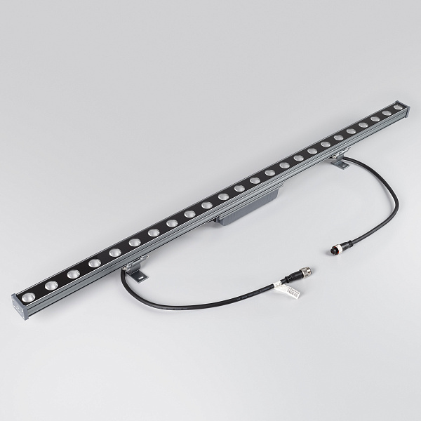 Линейный прожектор AR-LINE-1000-24W Warm3000 (GR, 30 deg, 230V) (Arlight, IP65 Металл, 3 года) Lednikoff