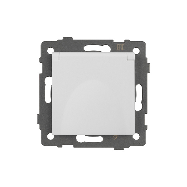 Механизм розетки влагозащищённый SCT-MCP-PL-WH-V (250V, 16A) (Arlight, -) Lednikoff