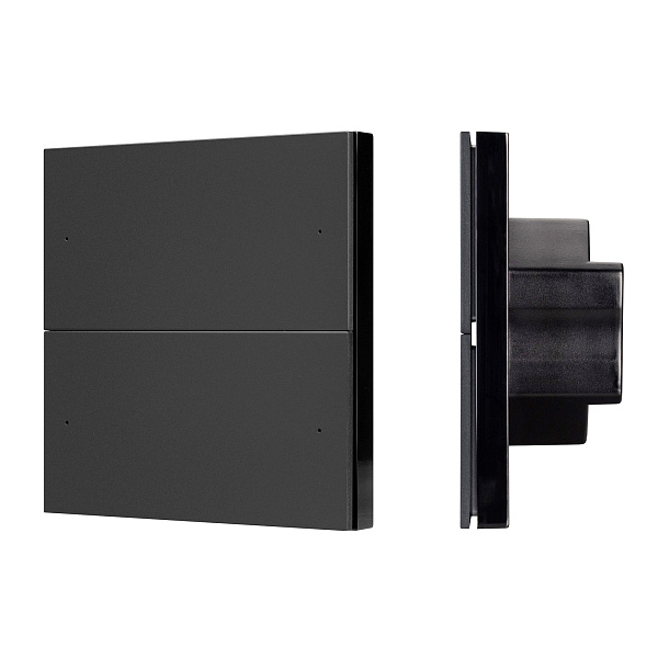 INTELLIGENT ARLIGHT Кнопочная панель SMART-DMX512-801-22-4G-4SC-DIM-IN Black (230V, 2.4G) (IARL, IP20 Пластик, 5 лет) Lednikoff