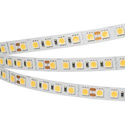 Светодиодная лента RT 6-5050-96 24V White6000 3x (480 LED) (Arlight, 23 Вт/м, IP20)