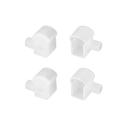 Заглушка WPH-FLEX-0817-SIDE WHITE с отверстием (Arlight, Силикон)
