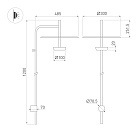 Светильник SP-CAMPANA-WALL-L1200-9W Warm3000 (BK, 130 deg, 230V) (Arlight, IP20 Металл, 5 лет)