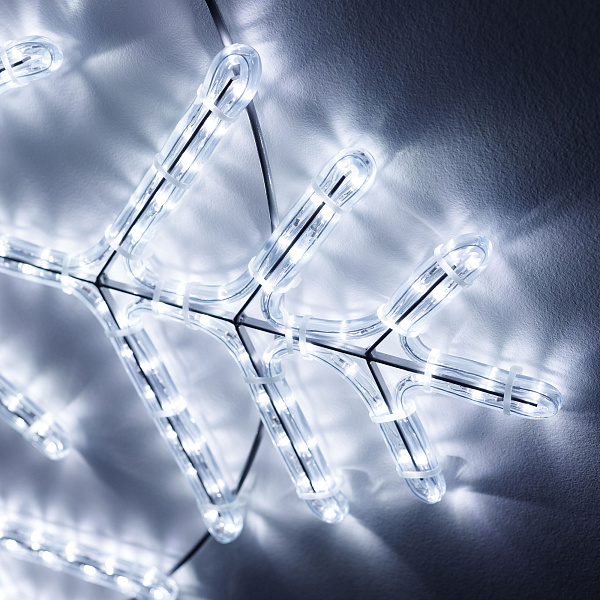 Фигура светодиодная ARD-SNOWFLAKE-M10-1000x900-504LED White (230V, 31W) (Ardecoled, IP65) Lednikoff