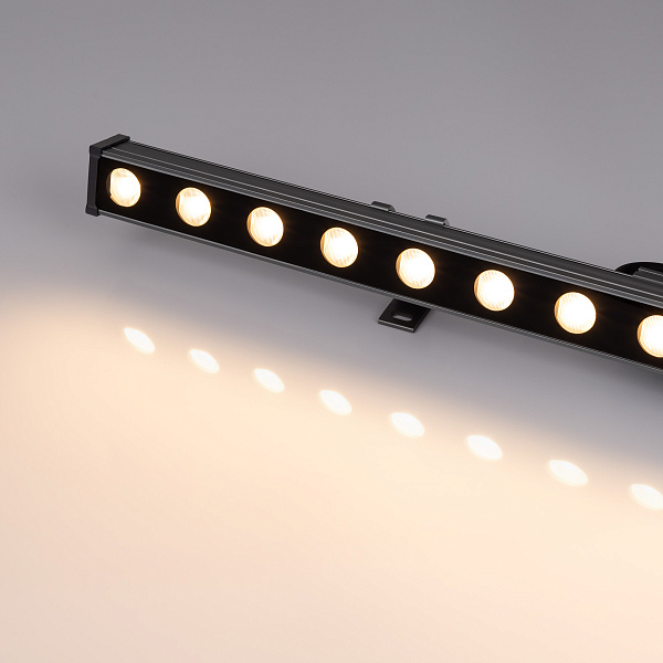 Линейный прожектор AR-LINE-760-18W Warm3000 (GR, 15x60 deg, 230V) (Arlight, IP65 Металл, 3 года) Lednikoff