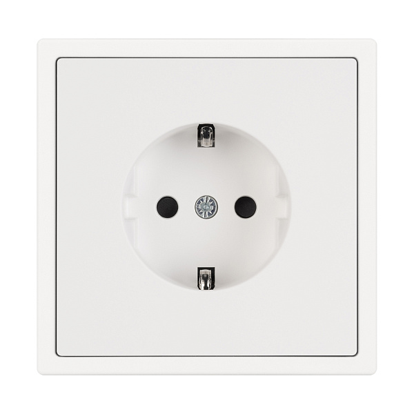 Механизм электрической розетки SCT-NOBE-MEU1-SFPL-WH (230V, 16A) (Arlight, Белый кварц) Lednikoff