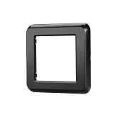Рамка пластиковая FRM-VERSA-PL-1-BK (Arlight, -)