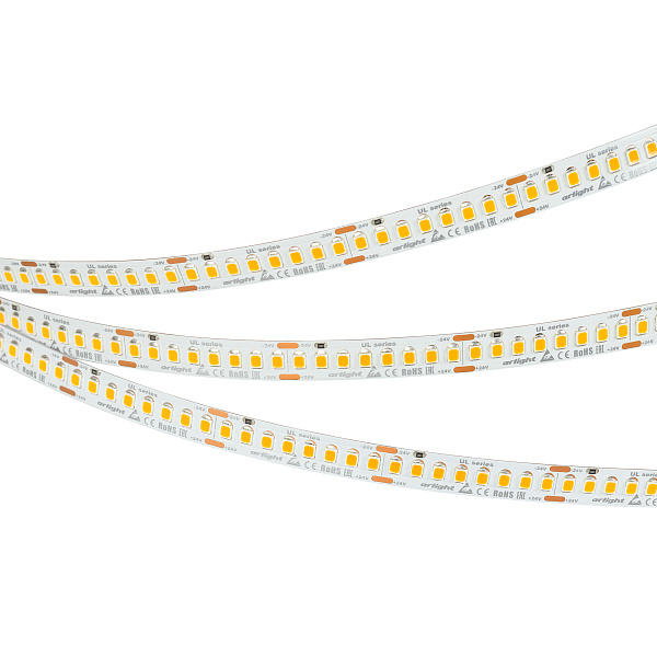 Светодиодная лента UL-A200-10mm 24V Warm2400 (20 W/m, IP20, 5m) (Arlight, 7 лет) Lednikoff