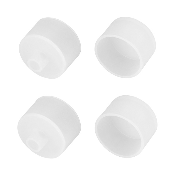 Заглушка WPH-FLEX-D22-360deg WHITE с отверстием (Arlight, Силикон) Lednikoff