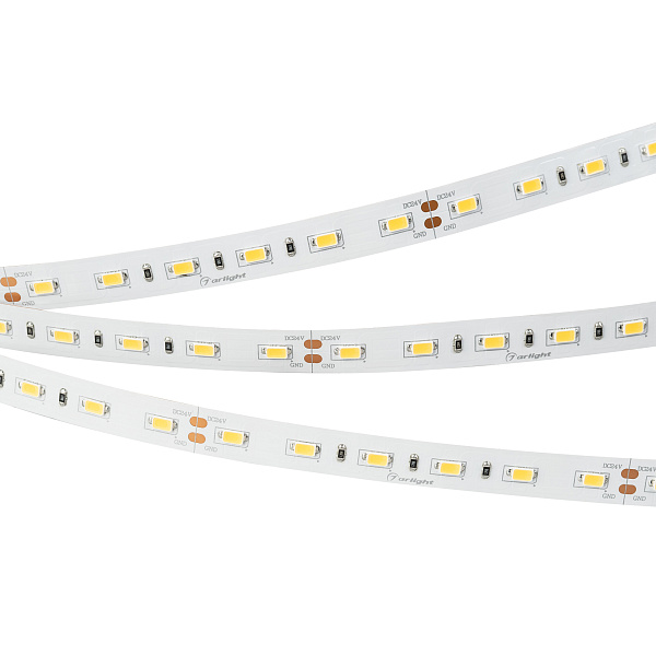 Светодиодная лента ULTRA-5000 24V Warm2700 2xH (5630, 300 LED, LUX) (Arlight, 27 Вт/м, IP20) Lednikoff