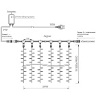Светодиодная гирлянда ARD-CURTAIN-CLASSIC-2000x9000-CLEAR-2200LED Warm (230V, 120W) (Ardecoled, IP65) Lednikoff