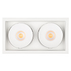 Светильник CL-SIMPLE-S148x80-2x9W Warm3000 (WH, 45 deg) (Arlight, IP20 Металл, 3 года) Lednikoff