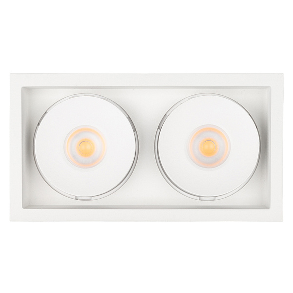 Светильник CL-SIMPLE-S148x80-2x9W Warm3000 (WH, 45 deg) (Arlight, IP20 Металл, 3 года) Lednikoff