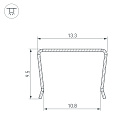 Профиль гибкий WPH-FLEX-1212-1000  (Arlight, Сталь) Lednikoff