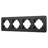 Рамка алюминиевая FRM-AKIRY-SFAL-4-BK (Arlight, -)