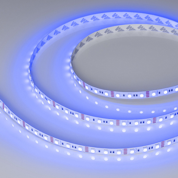 Светодиодная лента RT-B72-10mm 12V RGB (15 W/m, IP20, 5060, 5m) (Arlight, 15 Вт/м, IP20) Lednikoff