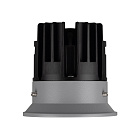 Светильник безрамочный DL-INTRAL-R63-8W Day4000 (Серый RAL7045, 50 deg, 230V) (Arlight, IP20 Металл, 5 лет) Lednikoff