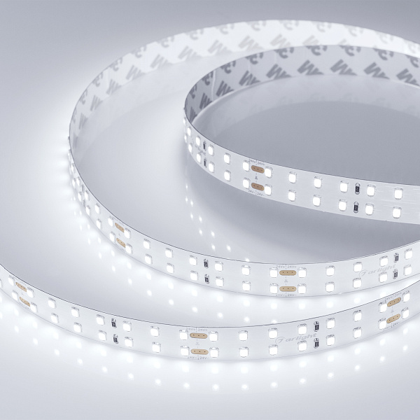 Светодиодная лента RT 2-5000 24V White6000 2x2 (2835, 980 LED, LUX) (Arlight, 20 Вт/м, IP20) Lednikoff