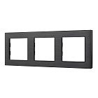 Рамка алюминиевая FRM-PRESTO-ALS-3-BK (Arlight, -) Lednikoff