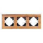 Рамка из натурального дерева FRM-XSILO-WD-3-SNL (Arlight, -) Lednikoff