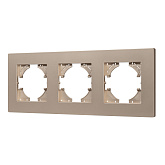 Рамка пластиковая FRM-PERIO-PL-3-GD (Arlight, -)