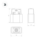 Светильник MAG-ORIENT-BABY-S36x21-2W Day4000 (BK, 24 deg, 48V) (Arlight, IP20 Металл, 5 лет)