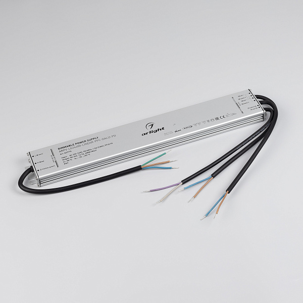 Блок питания ARPV-LG24400-LINEAR-PFC-DALI2-PD (24V, 16.7A, 400W) (Arlight, IP67 Металл, 5 лет) Lednikoff