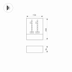 Светильник LGD-SIGN-WALL-S150x200-3W Warm3000 (GR, 148 deg, 230V) (Arlight, IP54 Металл, 3 года) Lednikoff