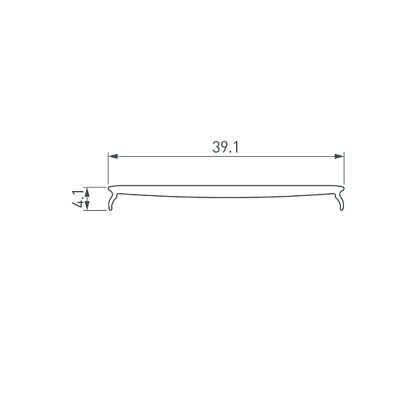 Экран матовый KLUS-P45-2000 Flat OPAL (Arlight, Пластик) Lednikoff