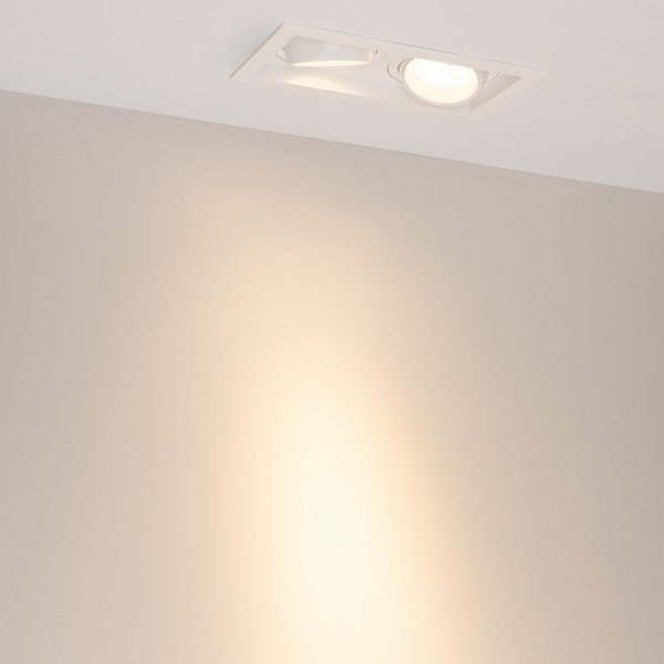 Светильник MS-VORTEX-BUILT-S210x117-2x20W Warm3000 (WH-WH, 20 deg, 230V) (Arlight, IP20 Металл, 5 лет) Lednikoff