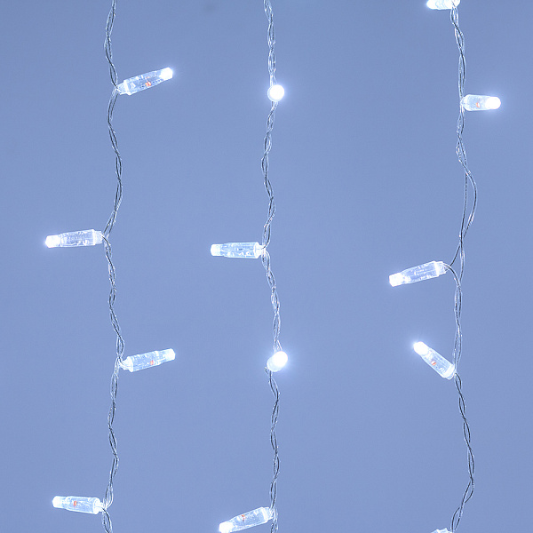 Светодиодная гирлянда ARD-CURTAIN-CLASSIC-2000x9000-CLEAR-2200LED White (230V, 120W) (Ardecoled, IP65) Lednikoff