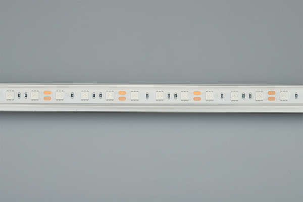 Светодиодная лента RTW 2-5000PGS 12V Red 2x (5060, 300 LED, LUX) (Arlight, 14.4 Вт/м, IP67) Lednikoff