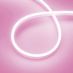 Светодиодная лента герметичная AURORA-PS-A120-12x6mm 24V Pink (10 W/m, IP65, 2835, 5m) (Arlight, Силикон, 2 года)