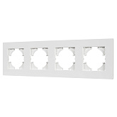 Рамка пластиковая FRM-PERIO-PL-4-WH (Arlight, -)
