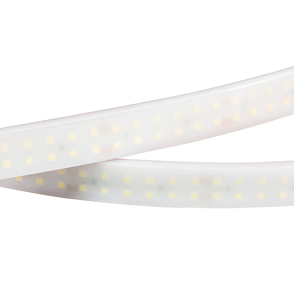 Светодиодная лента RTW 2-5000PW 24V White6000 2x2 (3528, 1200 LED, LUX) (Arlight, 19.2 Вт/м, IP66) Lednikoff