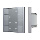 INTELLIGENT ARLIGHT Кнопочная панель DALI-201-23-1G-4SC-DIM-DT6-IN Silver (BUS, Frame) (IARL, IP20 Металл, 3 года) Lednikoff
