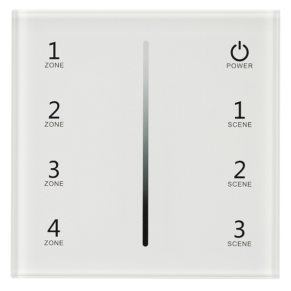 Панель Sens SMART-P29-DIM White (230V, 4 зоны, 2.4G) (Arlight, IP20 Пластик, 5 лет) Lednikoff