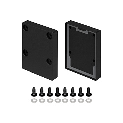 Заглушка IP-LINE-4050 BLACK глухая (Arlight, Металл)