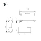 Светильник MAG-VIBE-SPOT-R35-8W Warm3000 (BK, 24 deg, 48V) (Arlight, IP20 Металл, 5 лет)