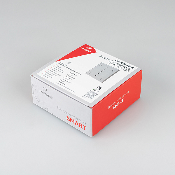Панель SMART-P35-DIM-IN White (230V, 0-10V, Sens, 2.4G) (Arlight, IP20 Пластик, 5 лет) Lednikoff