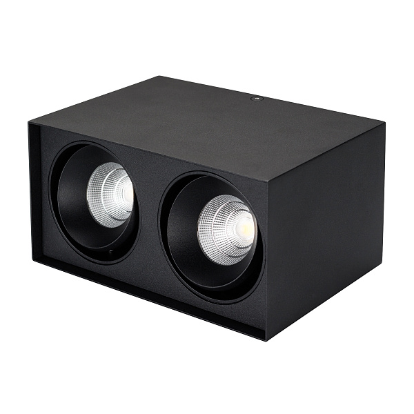 Светильник SP-CUBUS-S100x200BK-2x11W Day White 40deg (Arlight, IP20 Металл, 3 года) Lednikoff