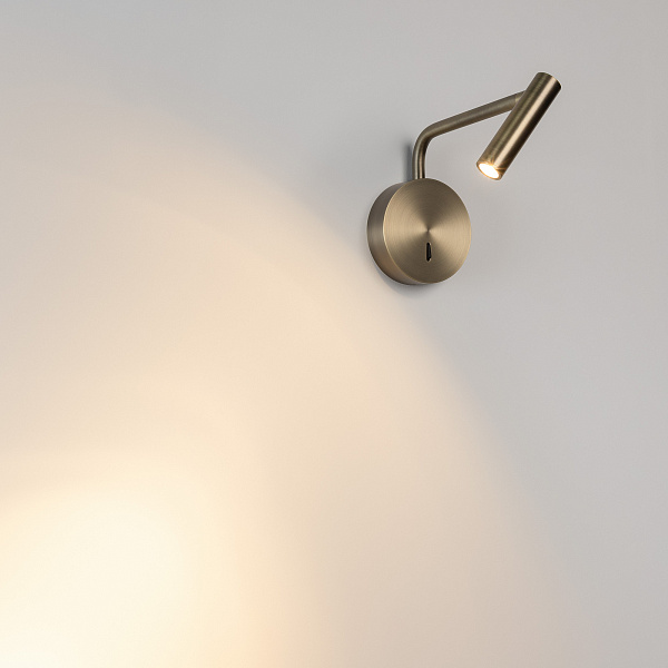 Светильник SP-VERDI-LONG-WALL-3W Warm3000 (BR, 20 deg, 230V) (Arlight, IP20 Металл, 3 года) Lednikoff