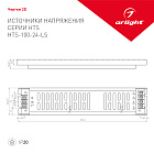 Блок питания HTS-100-24-LS (24V, 4,2A, 100W) (Arlight, IP20 Сетка, 3 года) Lednikoff