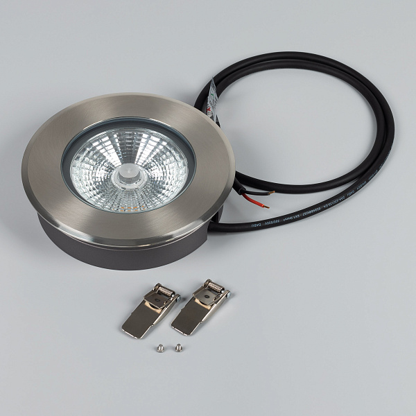 Светильник ART-GROUND-SLIM-R160-15W Warm3000 (SL, 30 deg, 24V) (Arlight, IP67 Металл, 3 года) Lednikoff