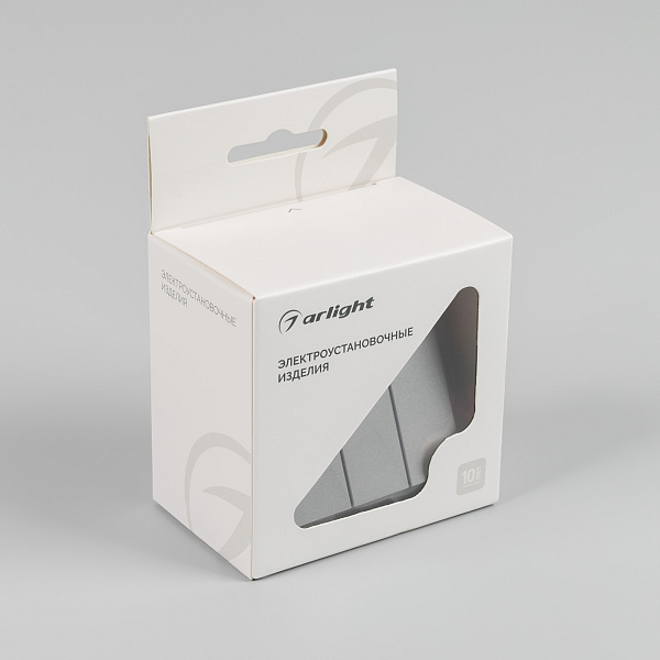 Механизм выключателя трехклавишный непроходной SWT-MK03-PL-GR-V (250V, 10A) (Arlight, -) Lednikoff